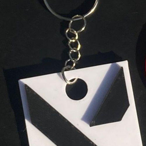 Llavero rectangular Valorant