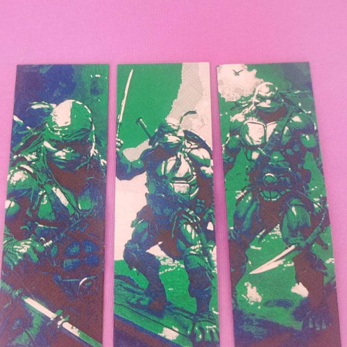 Pack 03 marcadores de página Tortugas Ninja