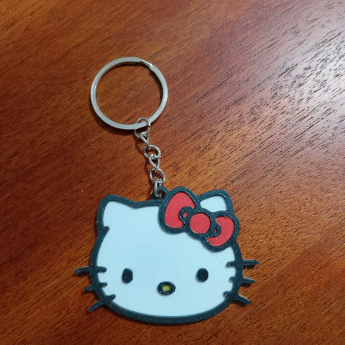 Llavero cara Hello Kitty