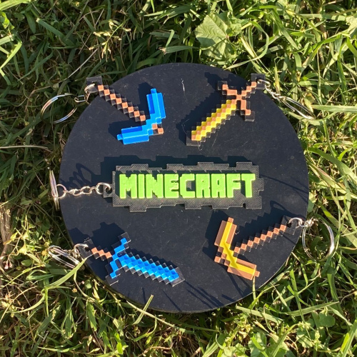 Pack de llaveros Minecraft