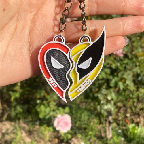 Pack llaveros Deadpool y Wolverine