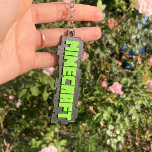 Llavero logo Minecraft